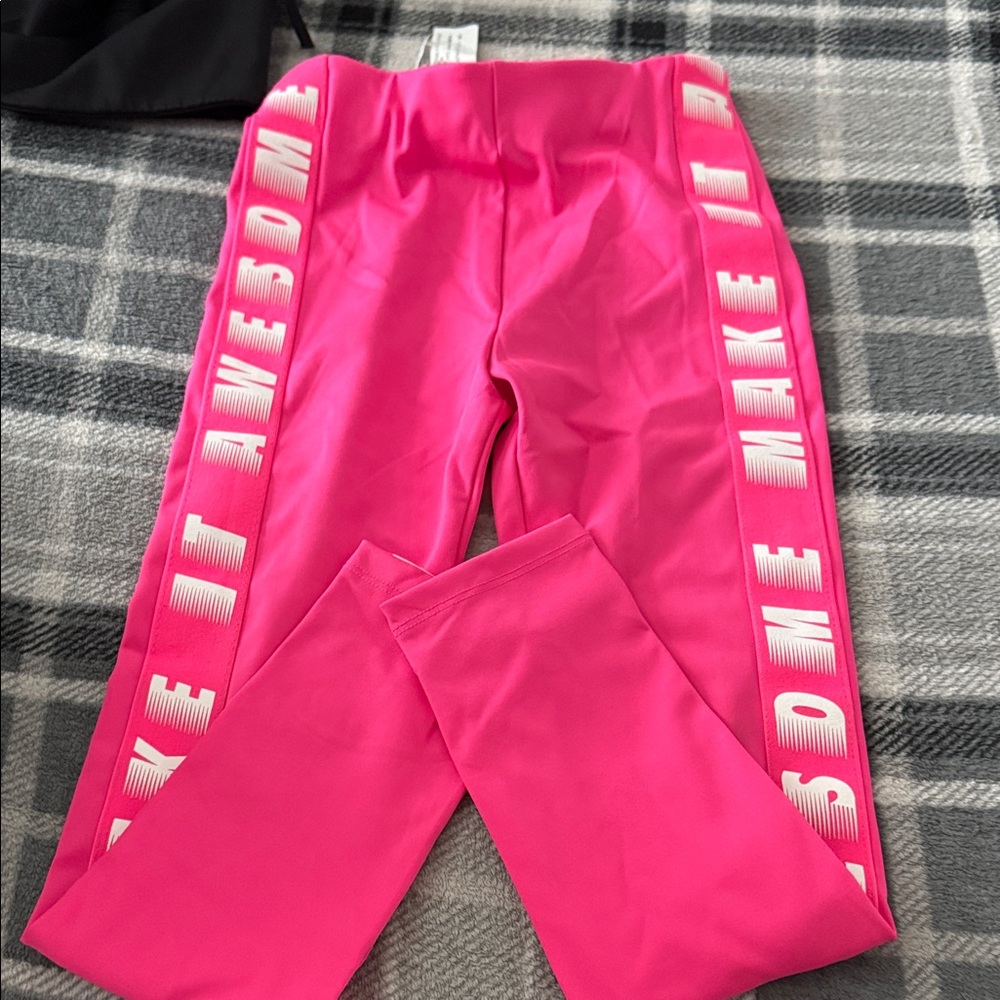 Zara Vibrant Pink Kids Leggings